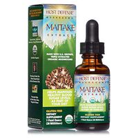 Host Defense, Maitake Extract, Promotes Normal Blood Sugar Metabolism Already Within The Normal Range, Daily Mushroom Supplement, Vegan, Organic, Gluten Free, 1 oz (30 Servings)