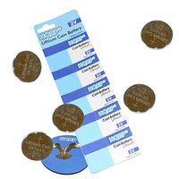 HQRP 5-Pack Coin Lithium Battery for La Cross Atomic Watch WT-9618 / WT-961S + HQRP Coaster