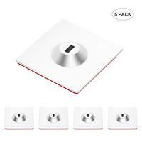 Easycosy Anchor Plate Adhesive - Security Cable Kit Adhesive Security Plate Security Slot Lock Plate for IPhone Smart Phone, MacBook Pad Ipad, Kindle,Projactor,Other Electronic Products, Tablet-5 Pack