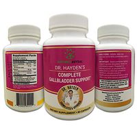 Dr. Hayden’s Complete Gallbladder Supplement & Formula Containing Herbs, Vitamins A, E, C, Magnesium, Turmeric, Milk Thistle & More. Advanced Support Supplements to Cleanse Your Gall Bladder