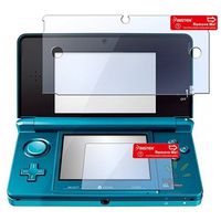 Everydaysource 2-in-1 Clear Reusable Screen Protector LCD Film Cover Compatible With Nintendo 3DS