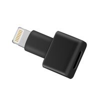 YAKER Lightning Extender Dock for Lifeproof Otterbox Case and Otterbox,Male to Female Lightning Extension Charger Adapter for iPhone 5/5s/5c/SE/6/6S/7/8 /8s/X/XS/XR/iPad Air (Black)