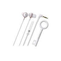 Audio Technica ATHCKF500WH In-Ear Headphones, White
