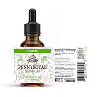 Pennyroyal Tincture, Organic Pennyroyal Extract (Mentha pulegium) Dried Herb, Non-GMO in Cold-Pressed Organic Vegetable Glycerin 4 oz, 670 mg