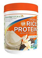 Growing Naturals Rice Prot Pwd Og2 Vanilla 16.4 Oz
