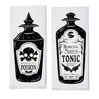 Fun Express - Spooky Soiree Cello Bags (dz) for Halloween - Party Supplies - Bags - Cellophane Bags - Halloween - 12 Pieces