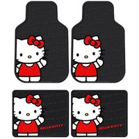 Plasticolor Hello Kitty Sanrio Waving Front & Rear Car Truck SUV Seat Rubber Floor Mats by Plasticolor