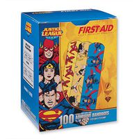 Wonder Woman Superman Flash Bandages - First Aid Kid Supplies - 1200 Per Pack
