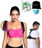 Posture Corrector for Women Men Adjust Buckle Design Unnoticeable Back Brace with Yoga Strap and Carry Bag Breathable Soft Material for Men Women Kids to Correct Hunching Slouch Bad Posture