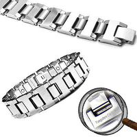 Accents Kingdom Men's Gladiator Magnetic Tungsten Carbide Golf Bracelet 8.5"
