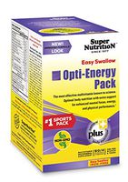 Super Nutrition, Opti-Energy Pack, EZ Swallow, Iron-Free, High Potency Multi-Vitamin, 90 Packets