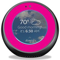 MightySkins Skin Compatible with Amazon Echo Spot - Solid Hot Pink | Protective, Durable, and Unique Vinyl Decal Wrap Cover | Easy to Apply, Remove, and Change Styles | Made in The USA