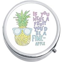 Fineapple Funny Medicine Vitamin Compact Pill Box