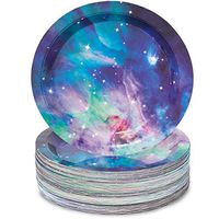 Cosmic Galaxy Birthday Party Paper Plates (9 in, 80 Pack)