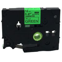 Quality Fluo Green Label Tape 12mm Compatible for Brother Tz-D31 Tze-D31 P-Touch