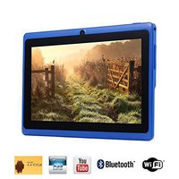 Tagital 7'' Quad Core Android 4.4 KitKat Tablet PC, Dual Camera, Netflix, Skype, 3D Game Supported (Blue)