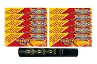 Herb Airtight Tube Pocket Protector with Juicy Jay's Mello Mango 1.25 Flavored Hemp Rolling Papers 10 Count DC Crafts Nation- Happy Face