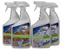 Black Diamond Stoneworks Wood & Laminate Floor Cleaner: For Hardwood, Natural Flooring –Biodegradable Safe for Cleaning All Floors. Granite Cleaner: Natural Stone, Marble, Travertine & T (1, 4-quarts)