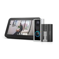 Ring Peephole Cam with Rechargeable Battery Pack and Echo Show 5