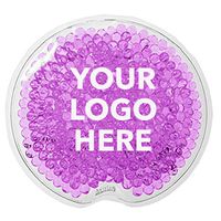 #9467 Small Round Gel Beads Hot/Cold Pack - 50 Qty - $1.25 EA - Promotional Product/Custom/Your Logo/Low Minimums, Purple