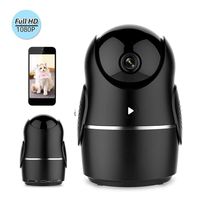 AriTan WiFi Camera-1080P HD Home Security Camera Pan/Tilt/Zoom, Pet Camera Baby Monitor Motion Track Night Vision iOS/Android App Available (Black)