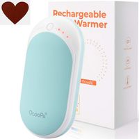 OCOOPA Hand Warmers Rechargeable, 5200mAh Electric Portable Pocket Hand Warmer/Power Bank, Heat Therapy Great for Raynauds Arthritic Sufferers Pain Relief, Gifts for Women, Men, Tiffany Blue