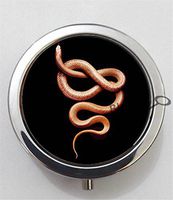 BlackKey Snake 3-Compartment Decorative Pocket Gift Box Case Organizer for Pill, Color 1 -2220