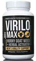 #1 Rated Clinically Proven Booster Supplement from JBN Virilo Max Contains Horny Goat Weed Extract, Fenugreek Extract, Muira Puama Root, Kola Nut, Maca Root, Tribulus Terrstris, Korean Ginseng