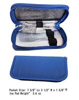 CHILLPACKS Insulin Pen Aluminum foil Insulated Cooler Case-(Blue)