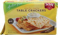 Schar Table Crackers Gluten Free -- 7.4 oz - 2 pc