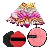 20 PCs Makeup Foundation Eyebrow Eyeliner Blush Cosmetic Concealer Brushes Multifunctional Makeup Brush