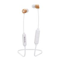 Soul Electronics PRIME WIRELESS High Performance Earphones with Bluetooth (White) Fashion Lifestyle Earbuds - Magnetic Clip - 6 Hours Playtime - Interchangeable Ear Tips - Ergonomic Design - w/ Mic