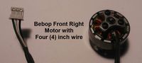 Parrot Bebop Drone Motor with Harness Front Right