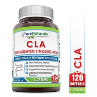 Pure Naturals CLA Conjugated Linoleic Acid 1,250 Milligrams 120 Softgels- Supports Metabolism & Lean Muscle Mass* Promotes Healthy Weight Management* Supports Optimum Immune Functions*