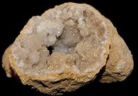 Quartz Raw Geode Crystal Piece Natural 110mm QG1816