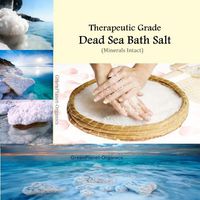 2 LBS Pure Dead Sea Coarse Bath Salt (Useful for Aching Heels and fatigued Shoulders from Daily Work Related Stress) Quick Absorbing