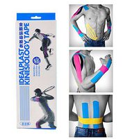 12PCs Pre-Cut Sports Muscle Tape Kinesiology Tape Physio Strain Injury Support