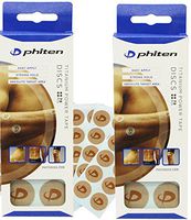 Phiten Titanium Power Tape Discs 70 Count (2 Boxes)