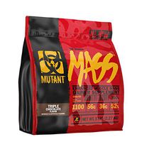 Mutant Mass Weight Gainer Protein Powder – Build Muscle Size and Strength with 1100 Calories – 56 g Protein – 26.1 g EAAs – 12.2 g of BCAAs – 5 lbs – Triple Chocolate