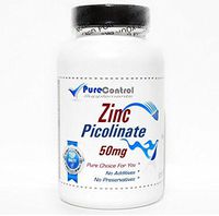 Zinc Picolinate 50mg // 100 Capsules // Pure // by PureControl Supplements