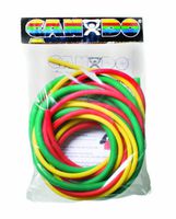 CanDo 10-5380 Exercise Tubing, PEP Pack, Easy, Yellow/Red/Green