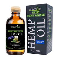 GreenIVe - Peppermint Hemp Oil 227,000mg - Anti-Inflammatory - Vegan Omegas - Cold Pressed Hemp Seed Oil - Exclusively on Amazon (Peppermint 8 Ounce)