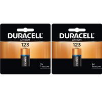 Duracell DL123ABU 3V Ultra Lithium Battery (Value Pack of 2)