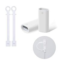 Outtek Charging Adapter and Silicone iPencil Cover Compatible with Apple Pencil Adapter Female to Female Charging Adapters Fast Cable Adapter for iPad Pro Apple Pencil