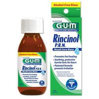 GUM Rincinol P.R.N. Mouth Sore Rinse - 4 fl oz, Pack of 5