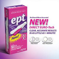 EPT Home Pregnancy Test Direct Flow HCG with European Technology, 0.100 Ounce