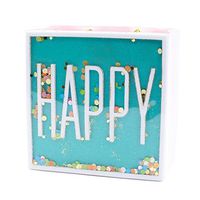 Hallmark Signature 5" Small Gift Bag (Pastel Confetti, Happy) for Birthdays, Graduations, Bridal Showers, Baby Showers and More