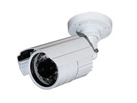BW BW722 1/3" Sony Effio-E Waterproof Weatherproof IR Bullet 700TVL Indoor/Outdoor Home CCTV Video Surveillance Security Cameras 65 Feet IR Range 24 IR LED with OSD Menu-White (Brand: BW)