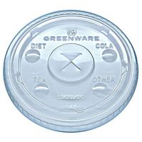 Fabri-Kal 9509111 LGC12/20 Greenware Lid with Buttons - 1000 / CS