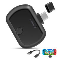 Bluetooth Audio Transmitter Adapter with USB C Connector APTX Low Latency for Nintendo Switch Compatible with AirPods PS4 Bose Sony and Bluetooth Headphones
